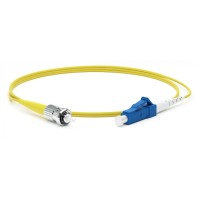 Патч-корд волоконно-оптический Hyperline FC-S2-9-LC/UR-ST/UR-H-1M-LSZH-YL