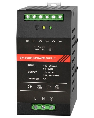 Блок питания Smartec ST-PS120BDU-BK в Волгодонске Дополнительное оборудование для СКУД Pintop.ru