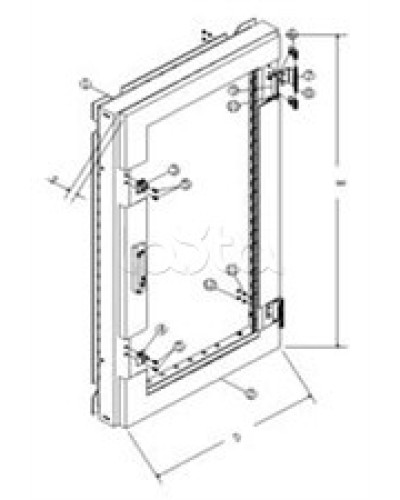 Дверь передняя плексигласовая TOA PGD-22 в Волгодонске Системы оповещения и трансляции TOA Pintop.ru